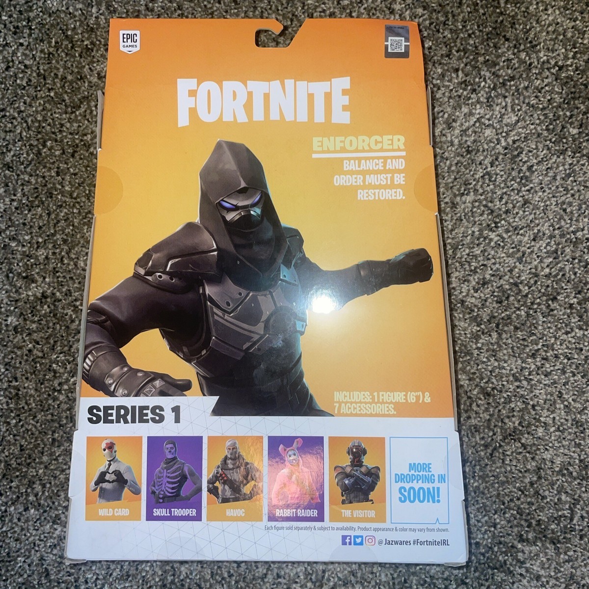 Fortnite Legendary Series ENFORCER 6” Action Figure + Accessories
