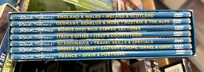 Rick Steves' Europe 2000-2009 (DVD,13-Disc Set) European Travel