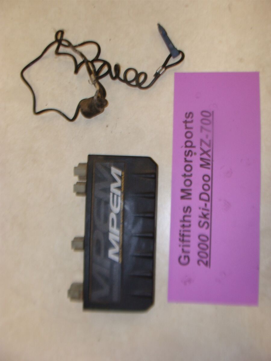 2000 SKI DOO MXZ 700 ZX chassis MPEM ecu tether key dess 2000 SKI DOO MXZ 700 ZX chassis MPEM ecu tether key dess