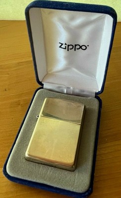 NEW Zippo Lighter Sterling Silver 2004 Made in USA With Case | eBay
