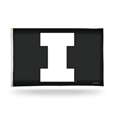 Illinois Fighting Illini Carbon Fiber Design 3X5 Indoor Outdoor Banner Flag