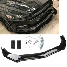 Carbon Fiber For Mustang Gt Shelby Gt500 Front Bumper Lip Chin Spoiler Splitter Carbon Fiber For Mustang Gt Shelby Gt500 Front Bumper Lip Chin Spoiler Splitter