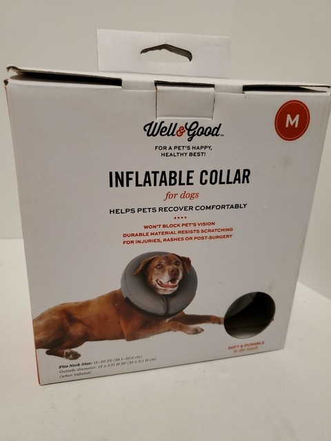 well and good inflatable dog collar