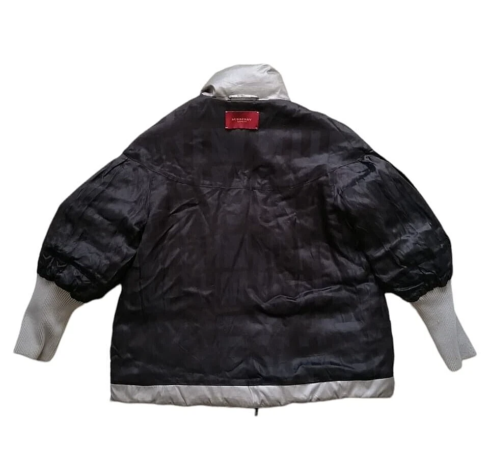 Burberry London Bomber куртка женщин пуховик вниз куртки серый серебро размер 38 - Изображение 4 из 4