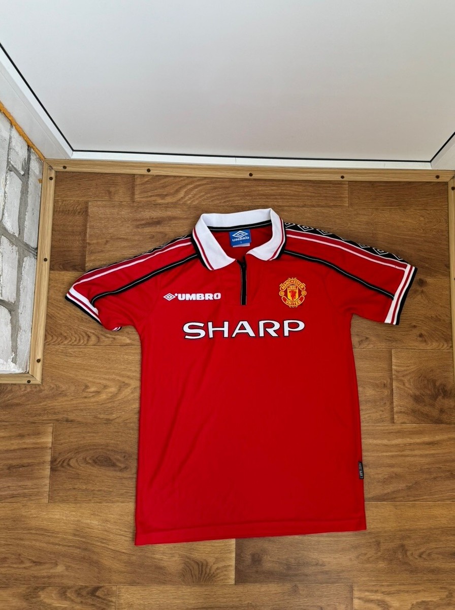 【希少正規品】Manchester United 1999 サードUmbro Manchester United Third football shirt 1998 - 1999 Jersey