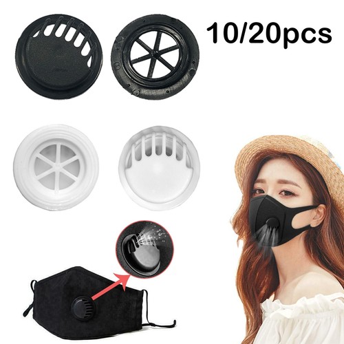 Face Mask Air Filter Valve Protective Covering Washable Fabric Reusable