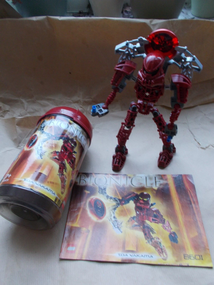 LEGO 8601 BIONICLE TOA METRU SET TOA VAKAMA INS TUB DISC USED