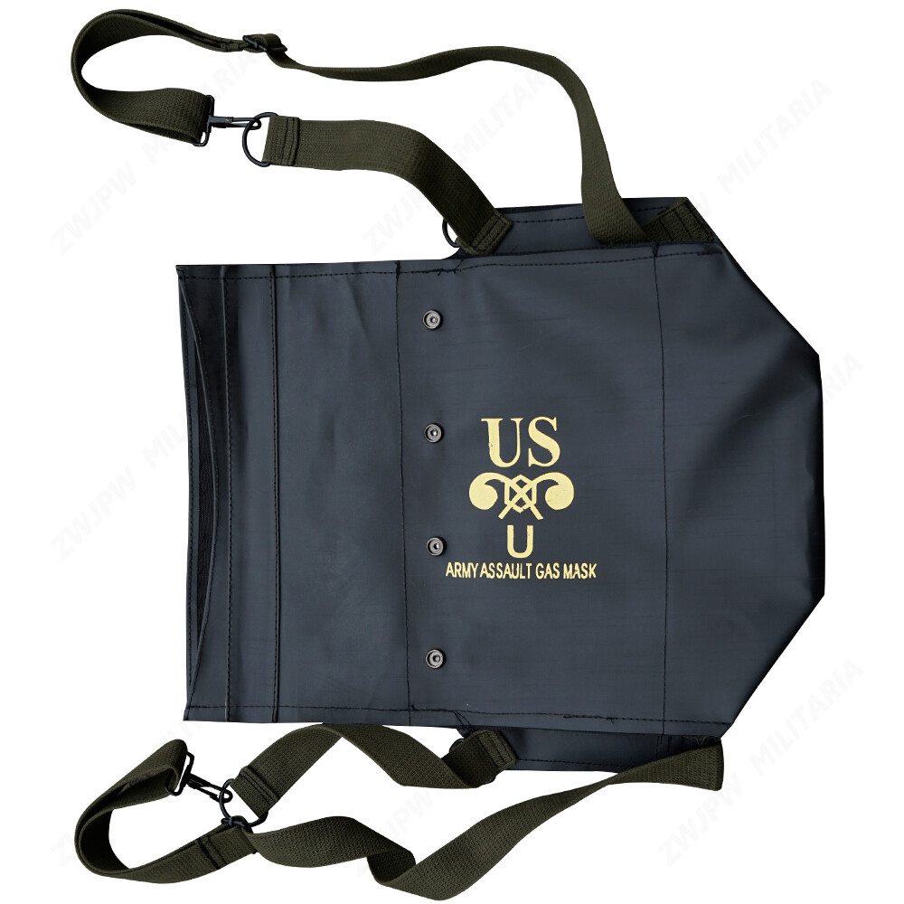 WW2 US ARMY NORMANDY D-DAY M5 M7 GAS MASK BAG PACK CARRIER