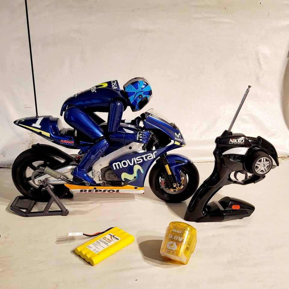 Rare Large RC MOVISTAR Motorcycle 1/5 Scale SUPERB | eBay UK