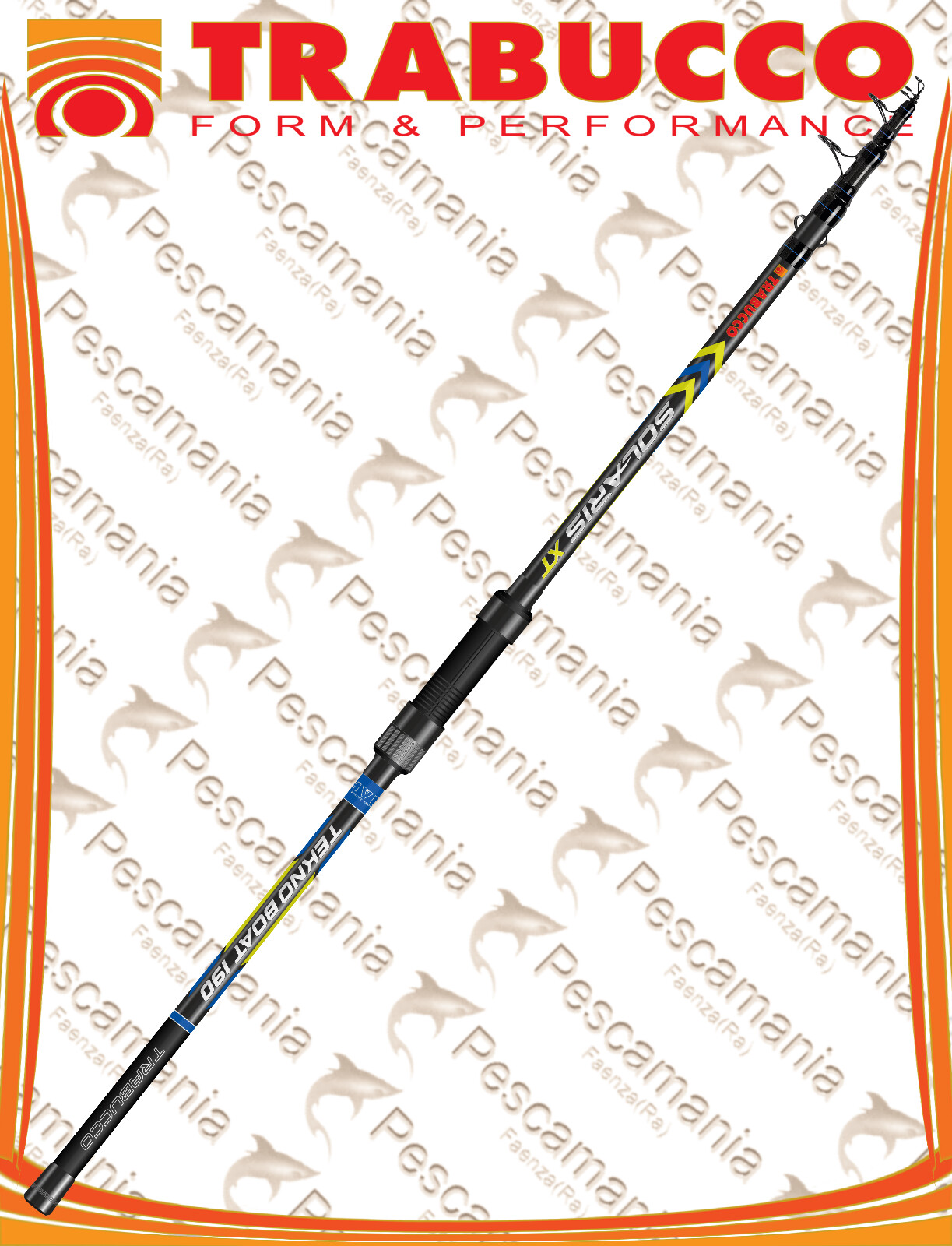 Canna da barca Trabucco SOLARIS XT TEKNO BOAT mt 2.10 gr 120 bolentino