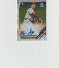 2019 Bowman Chrome 1st Will Stewart Prospect Auto #CPA-WS - Phillies