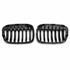 K�hlergrill Frontgrill Schwarz Glanz passend f�r BMW X1 F48 2014-2019