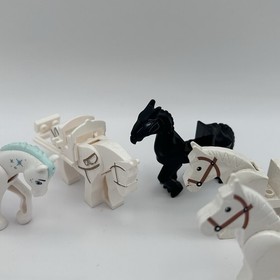 Lego White Horse Minifigure Animal Lot Assorted Harry Potter Castle