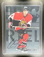 1999-00 In The Game Be a Player Signature Series Chris Phillips Silver Auto
