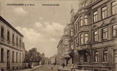 Ak Oschersleben an der Bode, Hornhauserstraße - 11605822