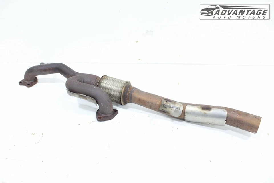 2017-2020 ACURA MDX 3.5L EXHAUST SYSTEM LOWER PIPE TUBE W/ HEAT SHIELD OEM - Image 2 of 4