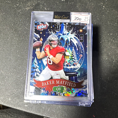 Wild Card Splat Baker Mayfield #200 Serial Numbered /5 Tampa Bay Buccaneers NFL