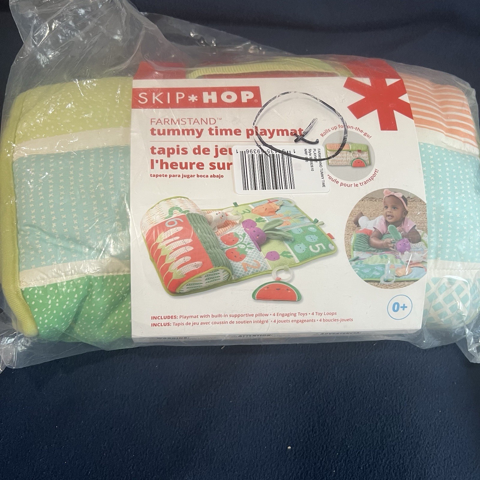 Skip Hop Farmstand Tummy Time Wedge Activity Gym brand new 