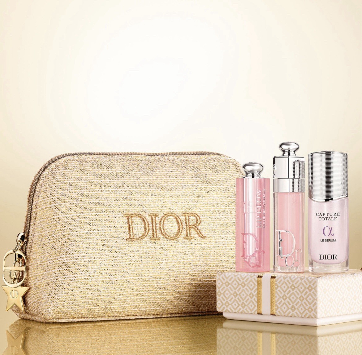 Dior 2024 オファー　Birthday　 ゴールドポーチ付き DIOR Beauty Gold Pouch Holiday 2024 NEW! | eBay