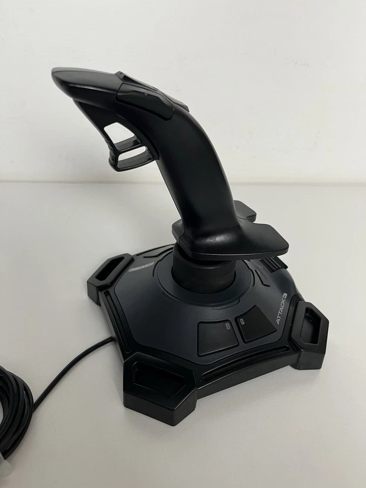 Logitech Attack 3 USB Gaming Joystick Model J-UJ18, Black - TESTED & WORKING - Image 3 of 4