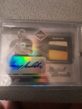 2003 Leaf Limited Threads Terry Bradshaw Auto jersey patch card SN# 25/25