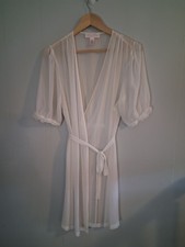 Vintage Oscar De La Renta Pink Label Sheer Robe Size Large