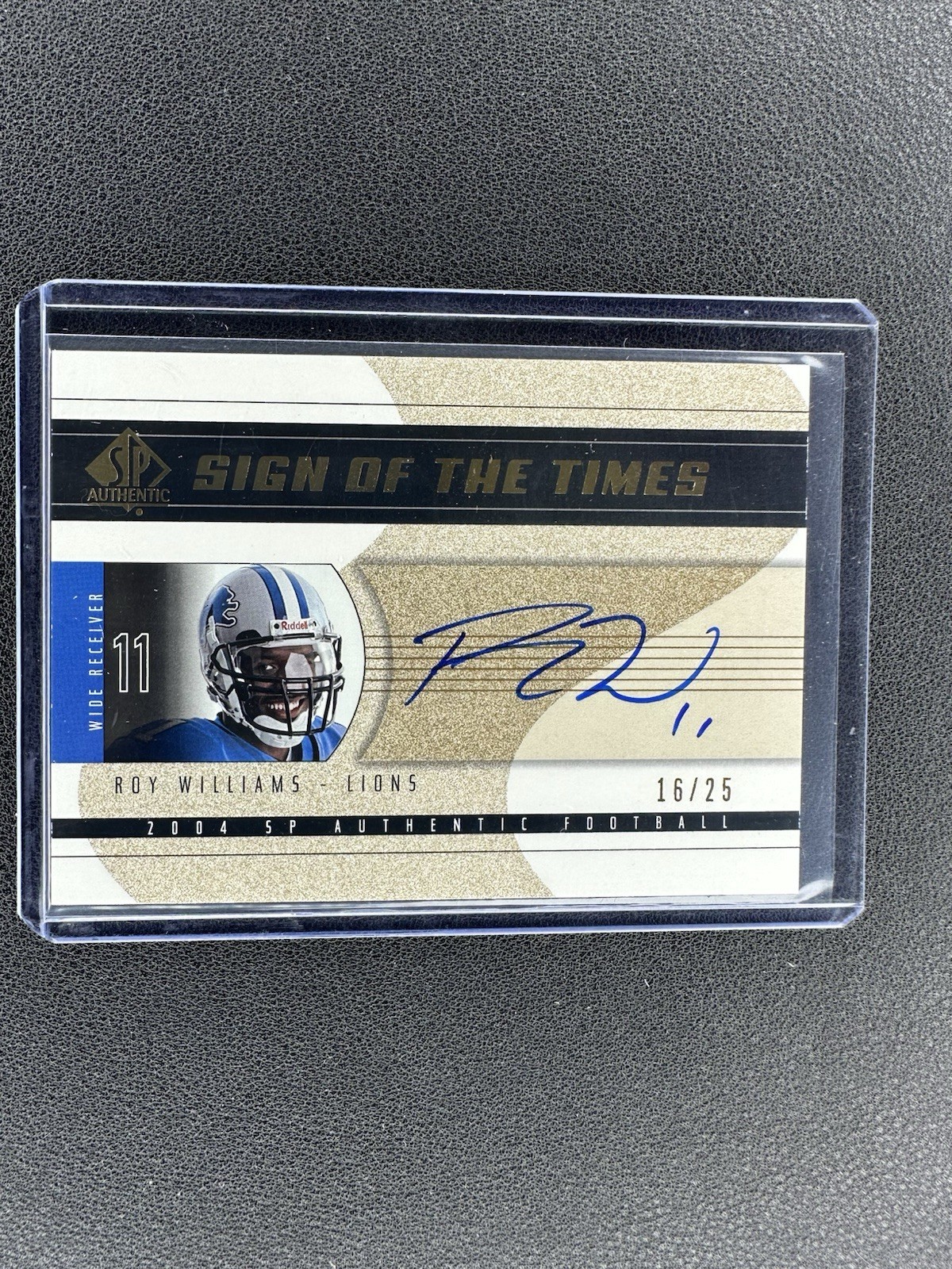 Roy Williams SP Authentic Sign of the Times #SOTWI Base