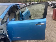 NISSAN LEAF ZE0 DOOR BARE FRONT LEFT BLUE 2010-2017