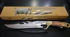 Golden Rhino CW-248BRPB Knife New In Box Factory Wrapped Overall 16.75 Blade 11"