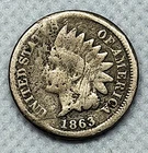 1863 Indian Head Cent - #1