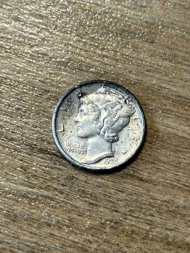 1939 Mercury Dime AU