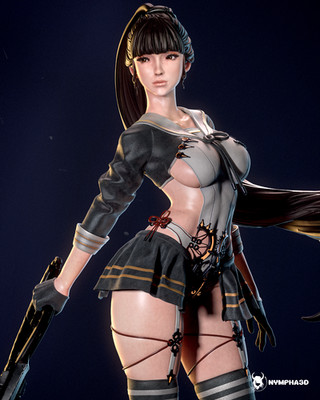 Eve by Nympha 3D - 3D Printed Resin Model Kit (Unassembled & Unpainted)