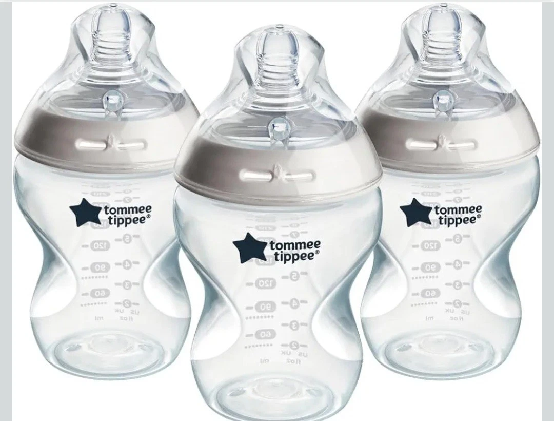 Tommee Tippee Natural Start Baby Bottles for 0m+, Pack of 3 260ml Baby Bottles
Opens in a new window