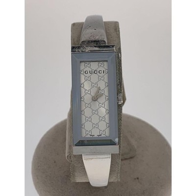 Ladies Gucci 127.5 G-frame Stainless Steel Diamond Dial  display picture 3