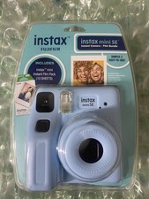 Fujifilm: Instax Mini SE Instant Film Camera Blue Bundle w/ new film- freeship