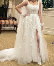White Wedding Dress Size 8/10