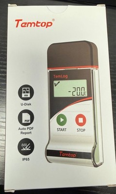 Temtop Temlog MT-2 Temperature Data Logger USB & PDF Report