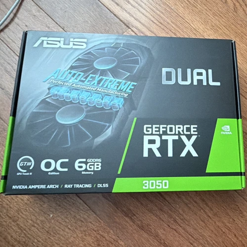 ASUS Dual NVIDIA GeForce RTX 3050 OC 6GB GDDR6 Graphics Card HDMI DP DVI