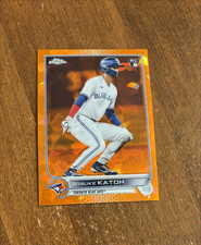 Gosuke Katoh 2022 Topps Chrome Orange Sapphire Rookie US41 Blue Jays /25 RC