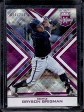 2016 Panini Elite Extra Edition Bryson Brigman Aspirations Purple #/200 Mariners