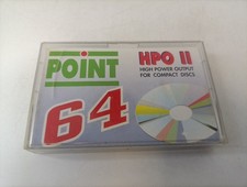 POINT 64 CROMO TIPO II 2 musicassette vergini cassette tape vintage