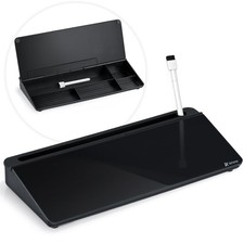 Desktop Whiteboard with Storage Desk Organizer Dry Erase Glass White Board to do