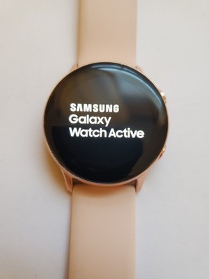 Samsung Galaxy Watch Active 40mm Rose Gold Model SM-R500NZDAXAR +12 bands