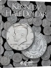 Kennedy Half Dollars (50 cents) #2: 1985-1999 - Official Whitman Coin Folder
