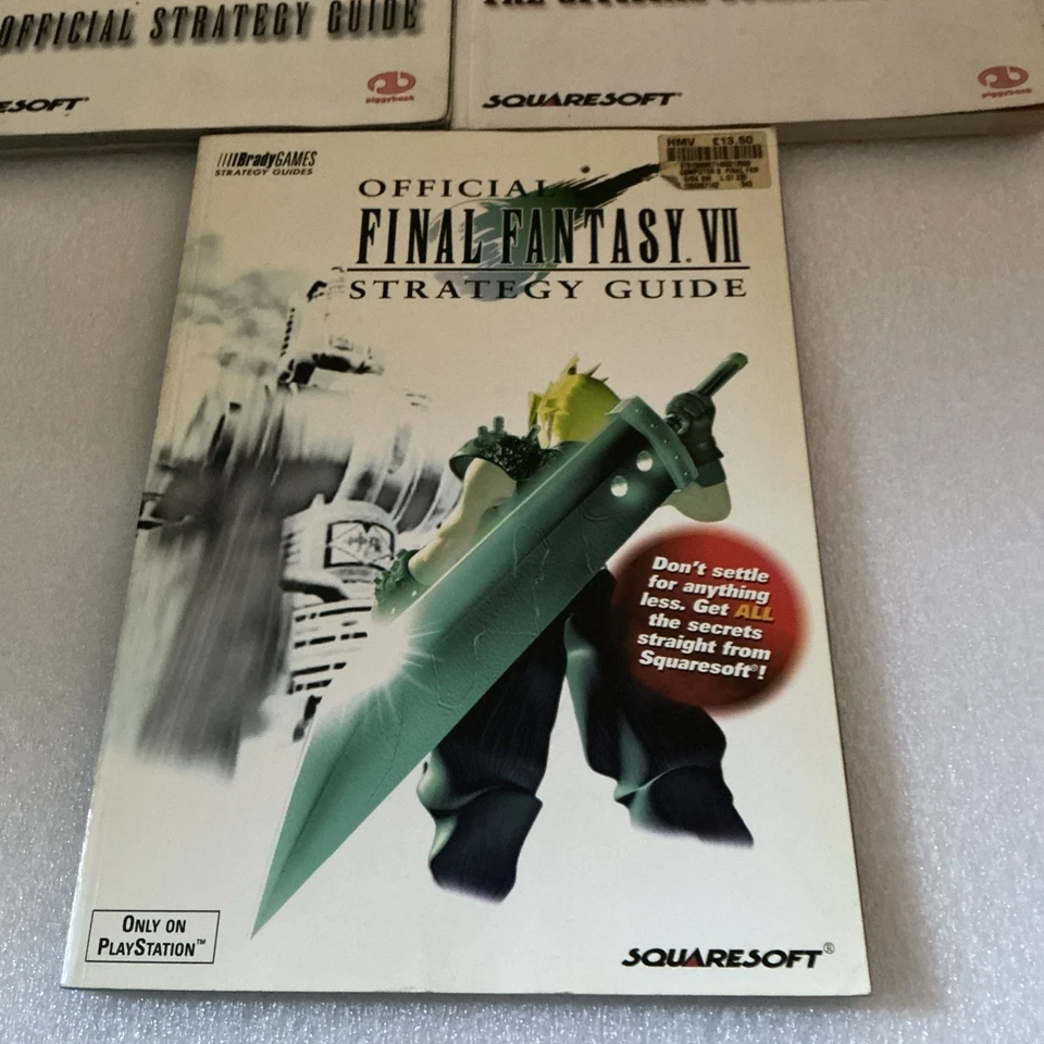 FINAL FANTASY VII + VIII + IX The Official Strategy Guides all three used gc  - Image 4 of 4
