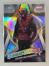 Current marketplace image for 2025 Topps Chrome #FS-4 Golden Age Deadpool Future Superfractor