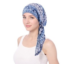 KINGREE Chemo Cap,Turban Headwear,Multi Function Headwrap and Chemo Hats for ...