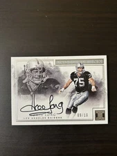 Howie Long 2017 Impeccable Indelible Ink Autograph /10 #II-HL SSP Auto Signature