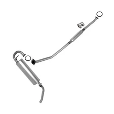Resonator Muffler Exhaust System Kit fits 1998-2000 Toyota Rav4 2.0L 4-Door