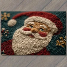 Art Print Ugly Sweater Holiday Knit Closeup Festive Christmas Warm Cozy Contest